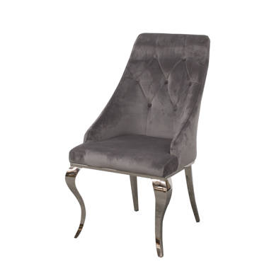 Stovall velvet deals upholstered side chair